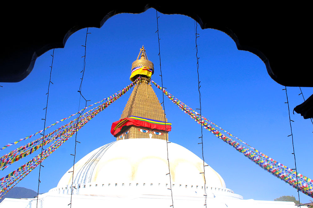 Swyambhunath Stupa in Kathmandu